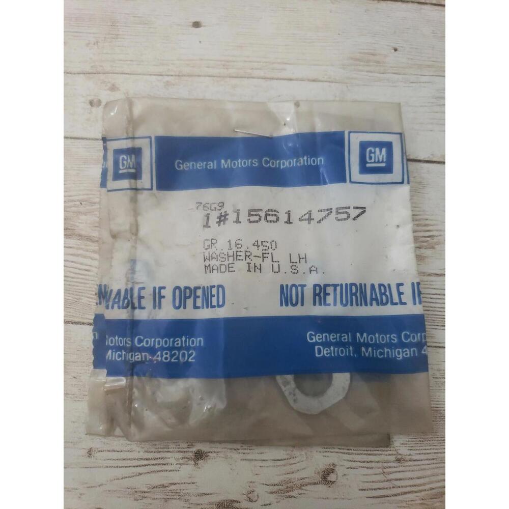 NOS Square Washer Flat Hardened LOT of 2 GM 15614757 General Motors G.R. 16.450